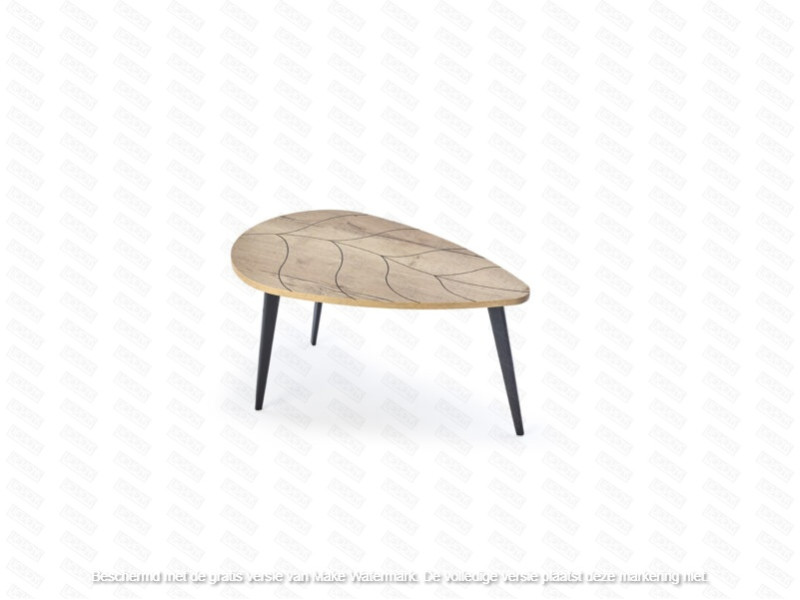 FEUILLE-Table basse set de 2 tables