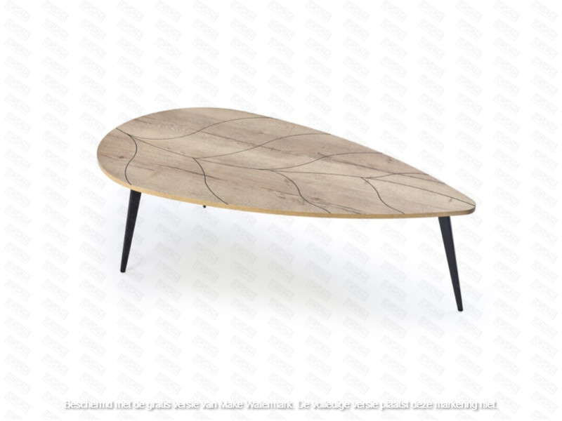 FEUILLE-Table basse set de 2 tables