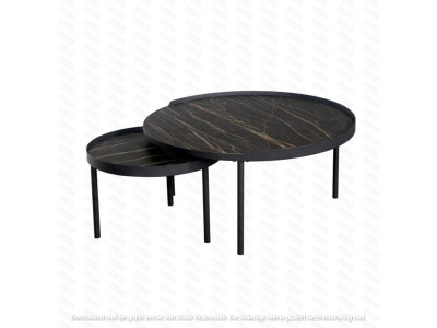 OLIVIA-Table basse set de 2