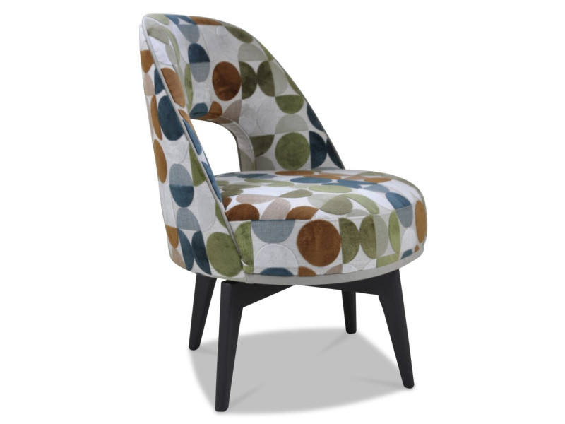 HUGO-Fauteuil de style assise pivotante