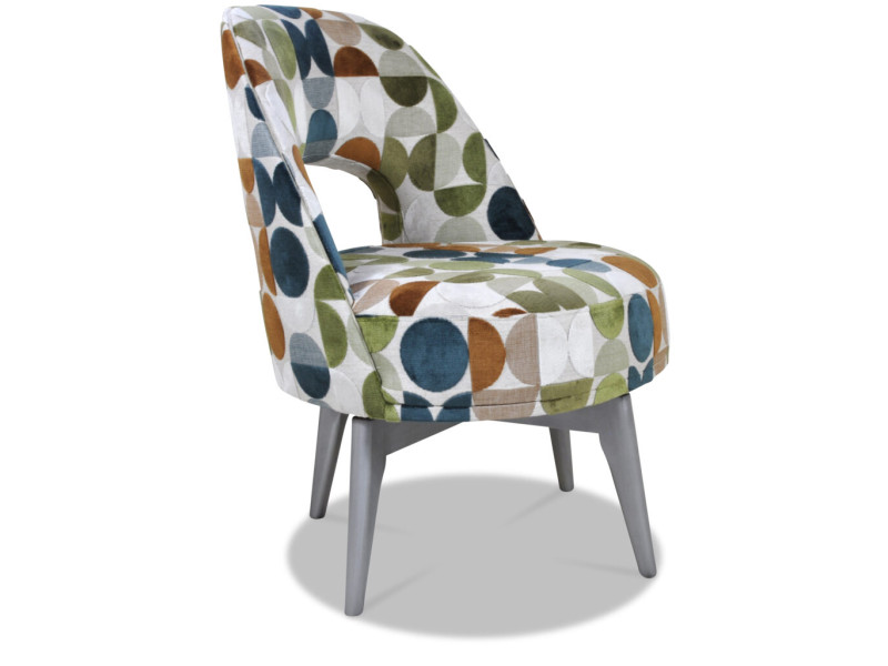 HUGO-Fauteuil de style assise pivotante