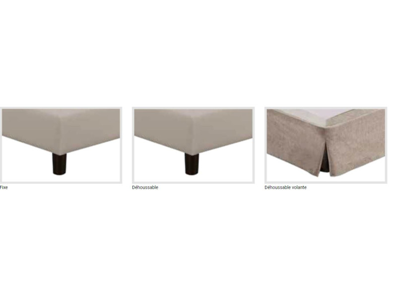 MYBED-Sommier SPRING H 25 en ressorts...