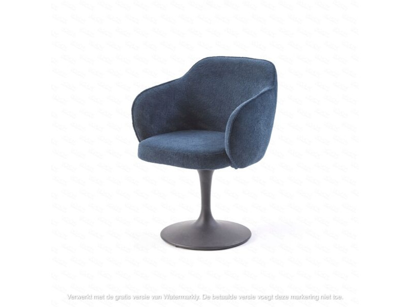 SAXON-Chaise fauteuil pivotante pied...