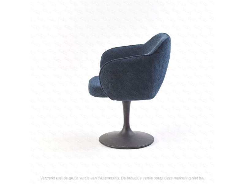 SAXON-Chaise fauteuil pivotante pied...