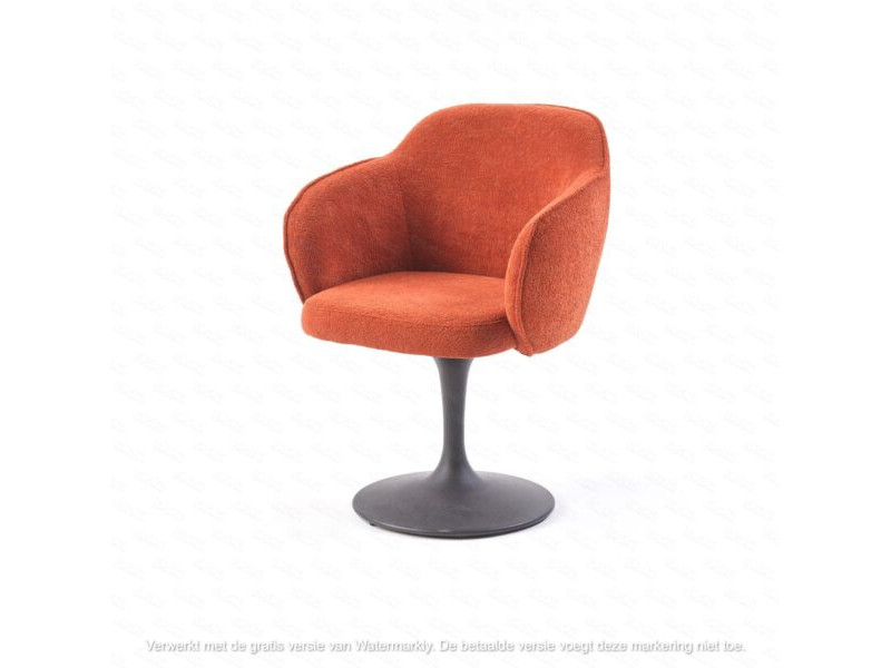 SAXON-Chaise fauteuil pivotante pied...