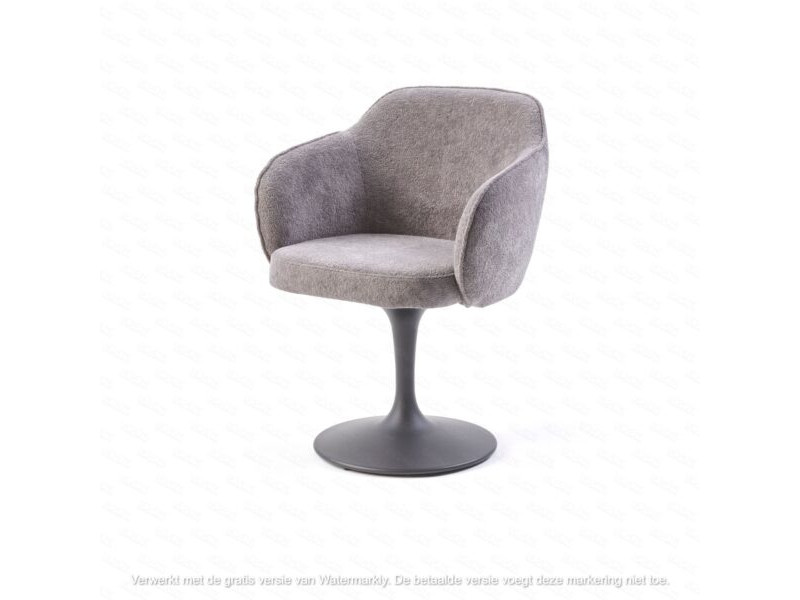 SAXON-Chaise fauteuil pivotante pied...