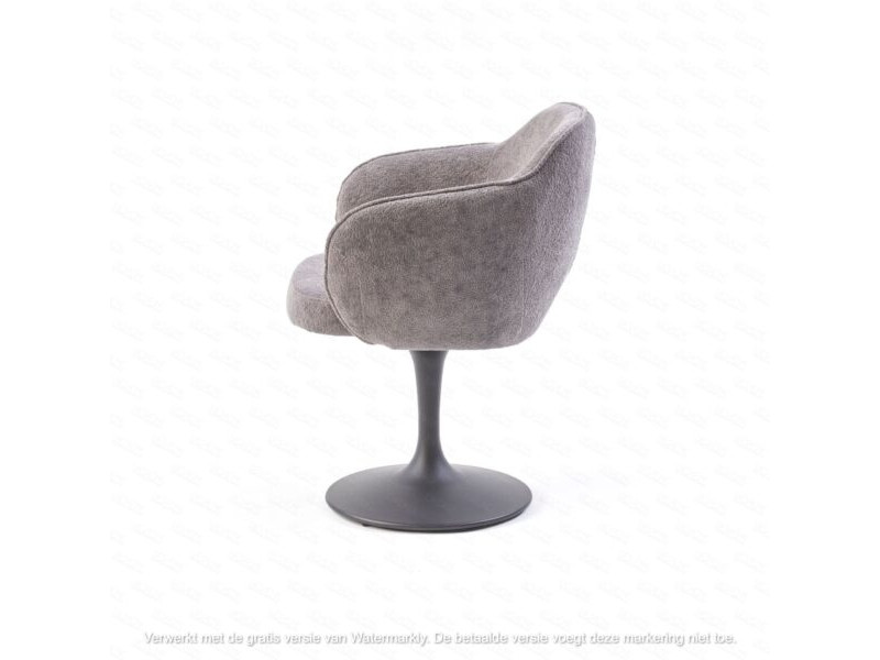 SAXON-Chaise fauteuil pivotante pied...