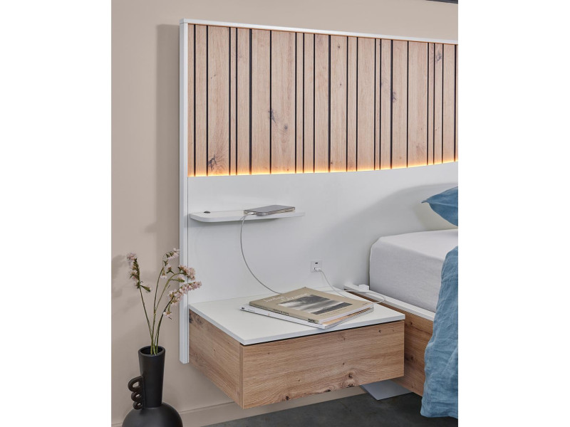 OPALE-Lit courbe et cadre de lit...