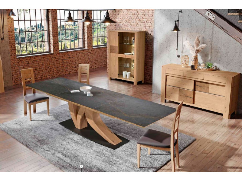 FIGEAC- Table XXL au pied sculptural...