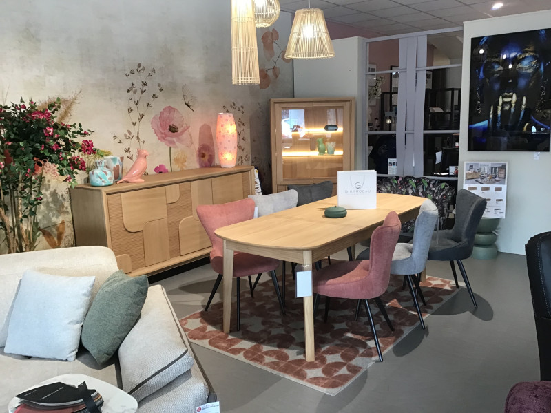 RIVAGE-Table tonneau avec allonge...