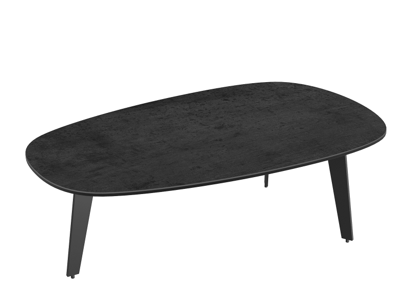 GALICE-Table ovalisée 4 pieds