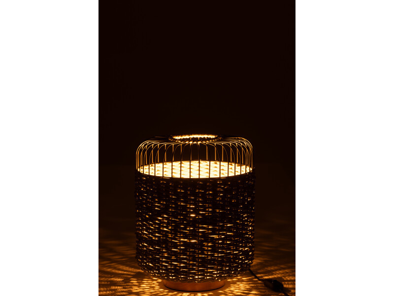 LAMPE-Métal et cordage