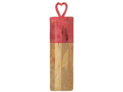 PLANCHE-En bois manguier rose