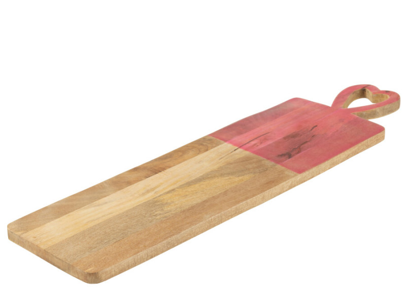PLANCHE-En bois manguier rose