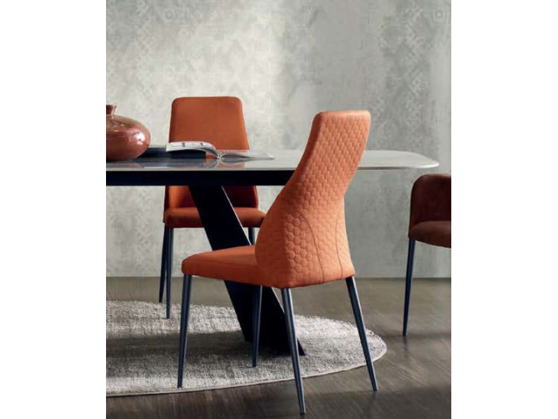 MATHILDE-Chaise assise fixe