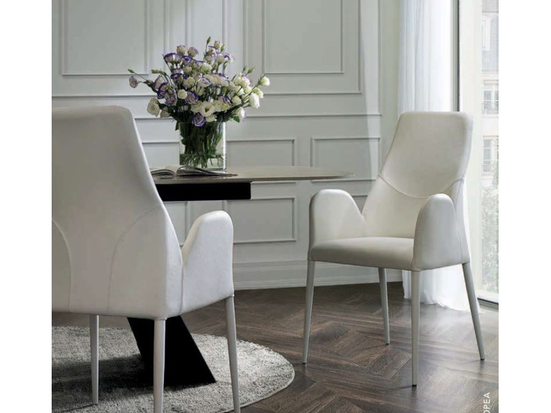 MATHILDE-Chaise assise fixe