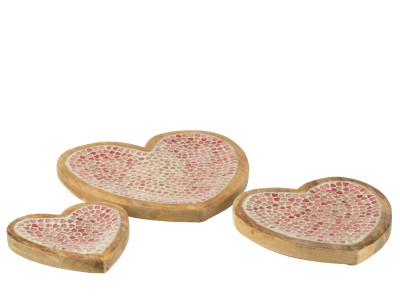 PLAT-Coeur set de 3
