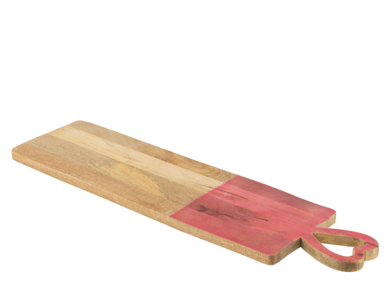 PLANCHE-En bois manguier rose