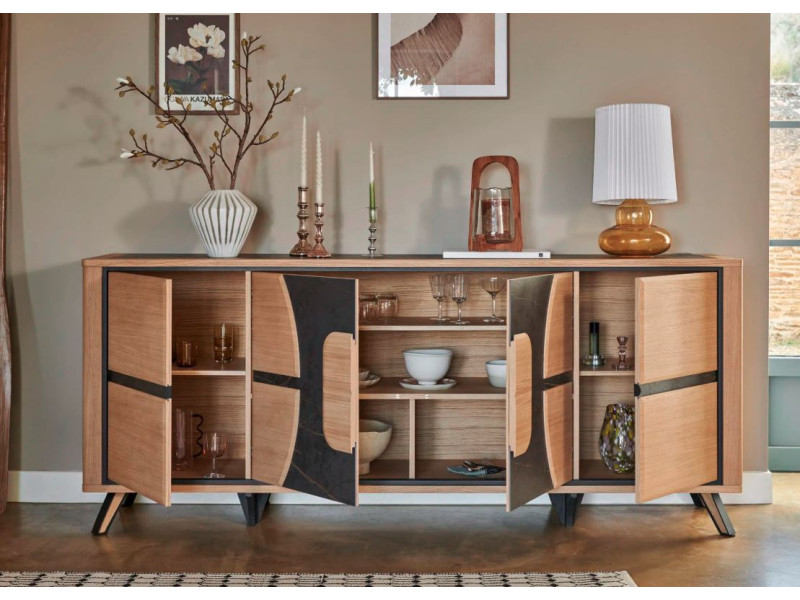 OMEGA-Enfilade 4 portes AVEC LEDS ET...
