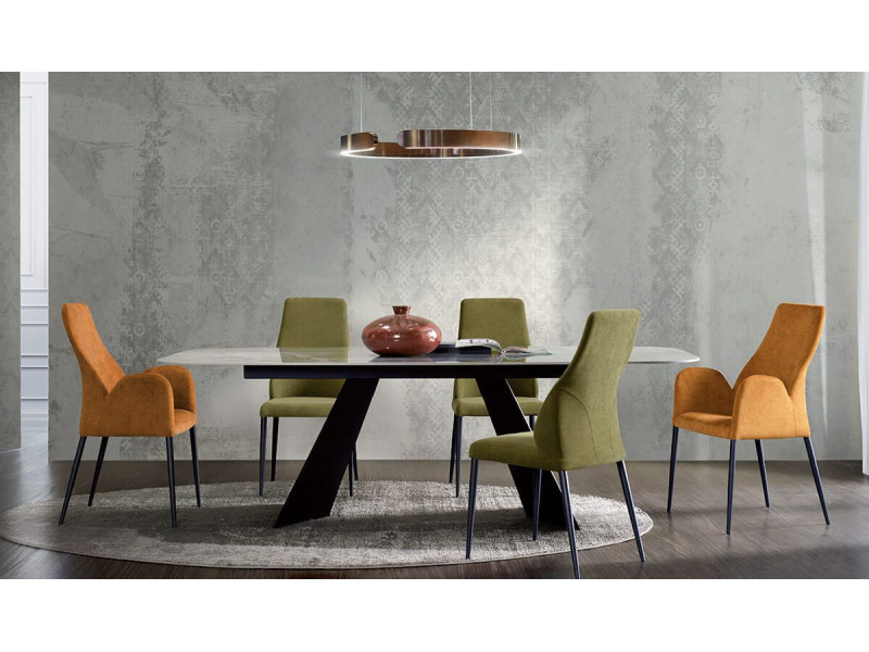 MATHILDE-Chaise assise fixe
