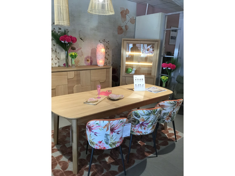 RIVAGE-Table tonneau avec allonge...