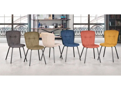 EMMA-Chaise fixe 4 pieds