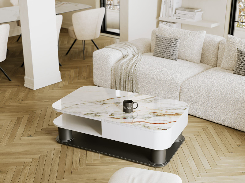 HAMBOURG-Table basse rectangle