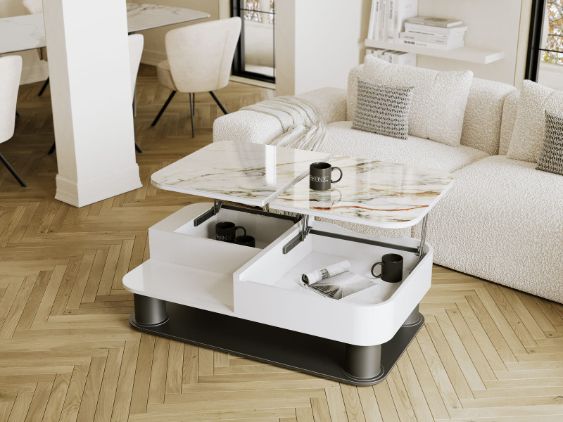 HAMBOURG-Table basse rectangle