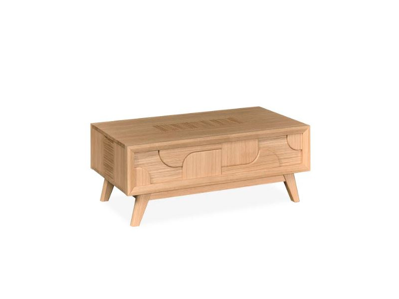 RIVAGE-Table basse plateau relevable