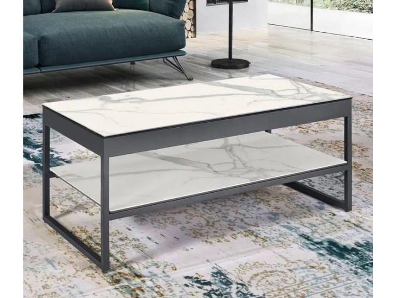 FLORIDE-Table basse rectangle plateau...