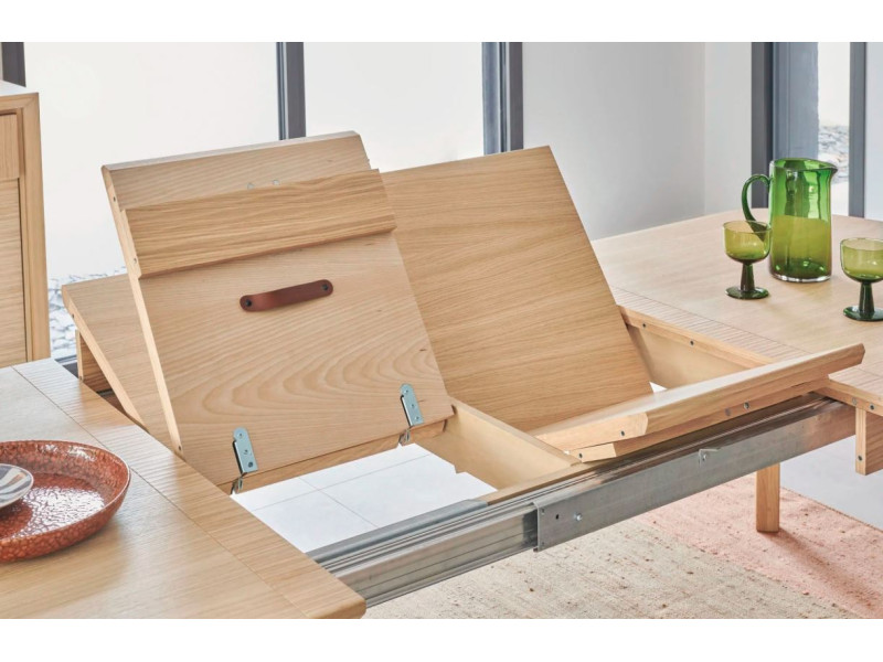RIVAGE-Table tonneau avec allonge...