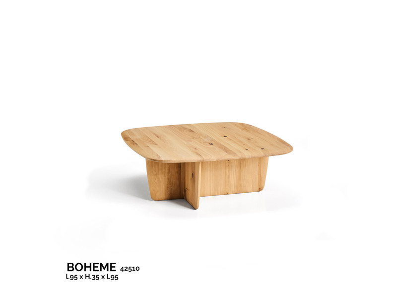 BOHEME-Table basse carré ovalisé