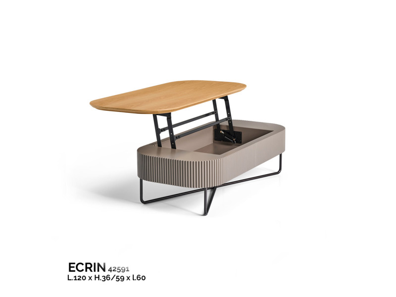ECRIN-Table dînette plateau relevable